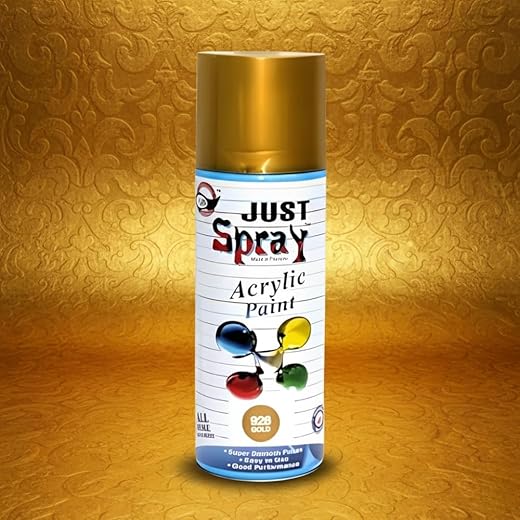 Metallic Gold Glossy Spray Paint 400ml