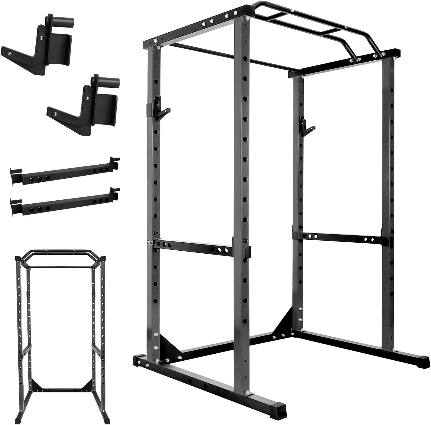 Generic Generic HUYUTT Power Cage – 1200LB Capacity with Adjustable J-Hooks & Pull-Up Bar