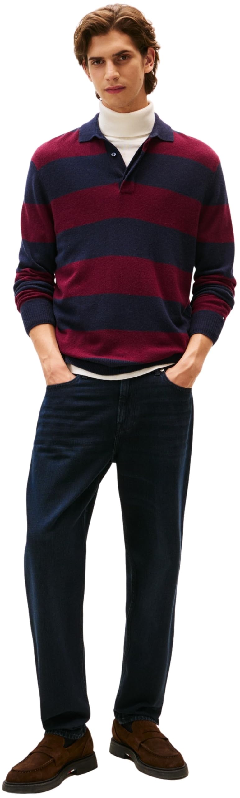 Tommy Hilfiger Tapered Harlem Rgd Windum Blblk Mw0mw40357 - Stożkowy Mężczyźni