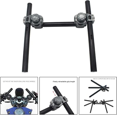 Amazon Semspeed ホンダ Honda Adv150 2019 2020 セパレートハンドル 汎用 Cnc F22ｍｍ F28ｍｍ 角度調整可能 ハンドルバーライザー マウントトップ クランプブラケット 22 Mm 28 Mmとも適して バイク 部品 パーツ スクーター 灰色 ハンドルバー 車 バイク