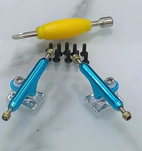 Miniatura 3 de LEEFAI Professinal - Diapasones para dedos de 1.339 in G3 con suspensión invertida Kingpin Pro Mini Finger Skateboard con bujes mejorados y copas de