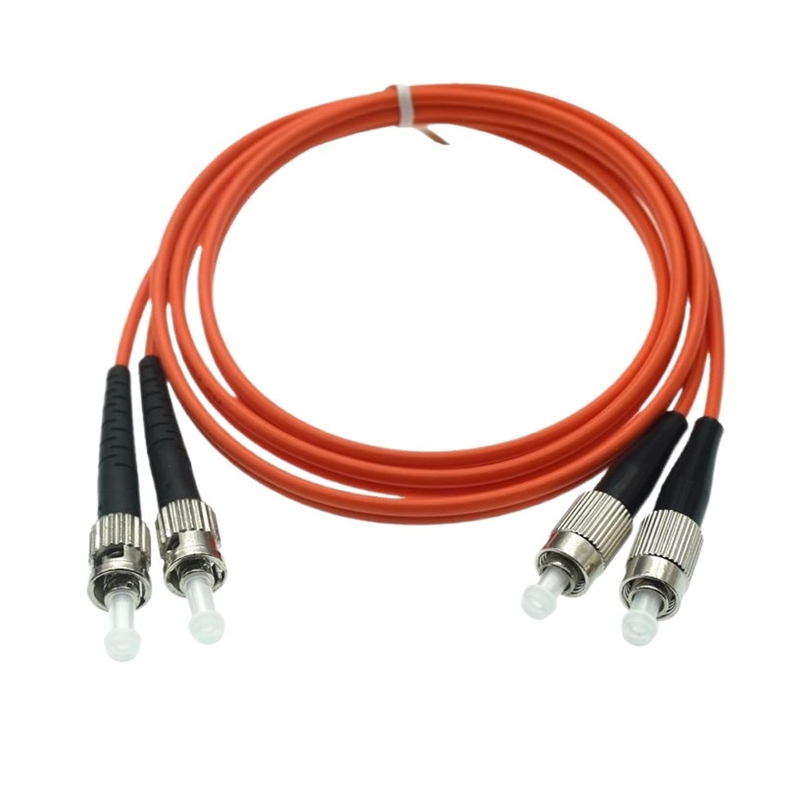 Cavo jumper in fibra ottica dual core multimodale Gigabit di grado portante Cavo multimodale doppio da LC a SC a FC a doppio cavo ST(Double FC-ST,40m)