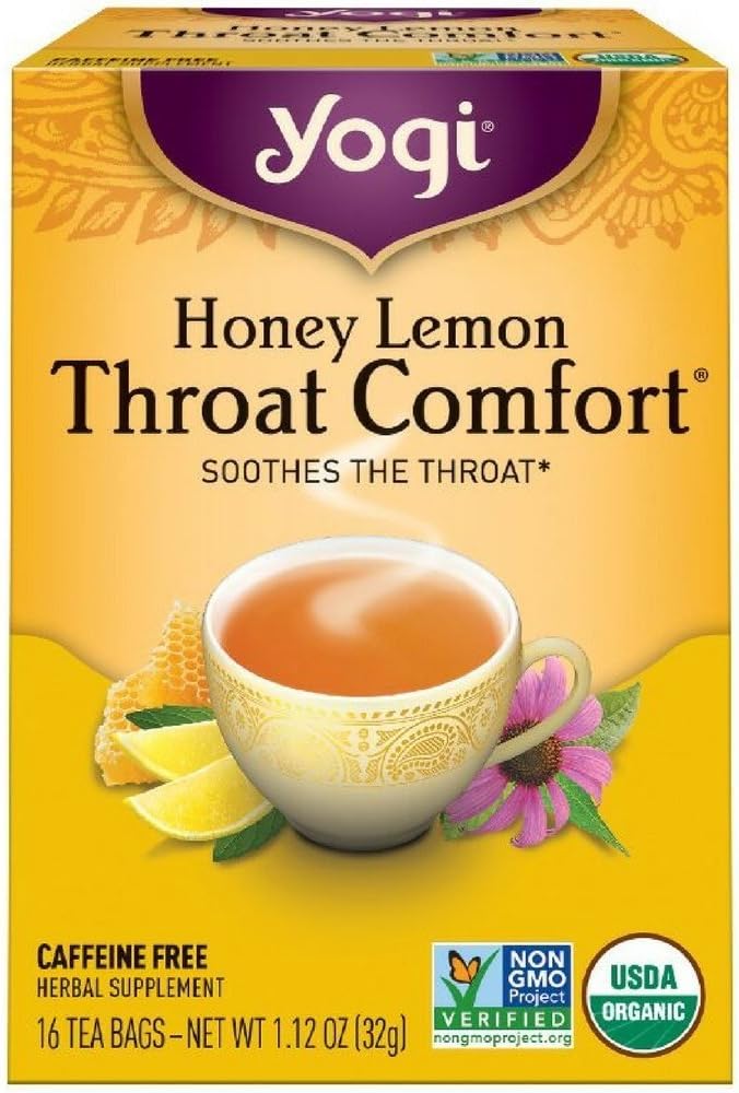 Tea Throat Comfort, Honey Lemon 16 ea