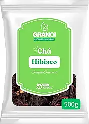 Chá de Hibisco Flor Seca 100% Natural, Seleção Gourmet, Granoi 500g