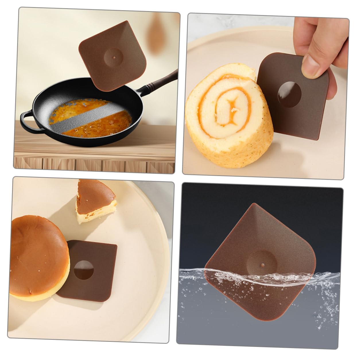 Alipis Heavy Duty Kitchen Dish Scraper Tool Pan Scraper for Pans Grill Dish Cleaner Plastic Multi-purpose Easy to Use