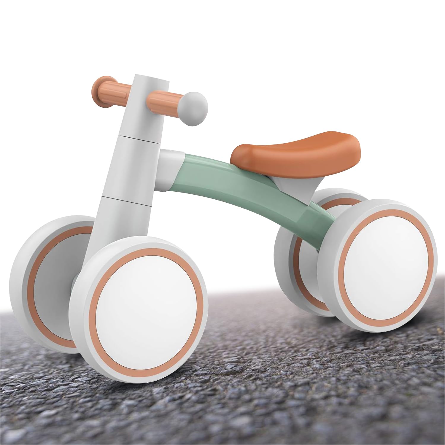 Baby Balance Bike for 1 Year Old Boys Girls,Toddler Balance Bike, 4 Wheels Toddler First Bike, First Birthday Gifts