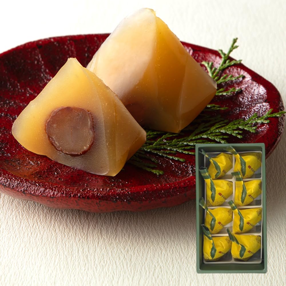 Amazon.co.jp: 宗家 源吉兆庵 津弥栗 8個入（ギフト 和菓子 栗羊羹