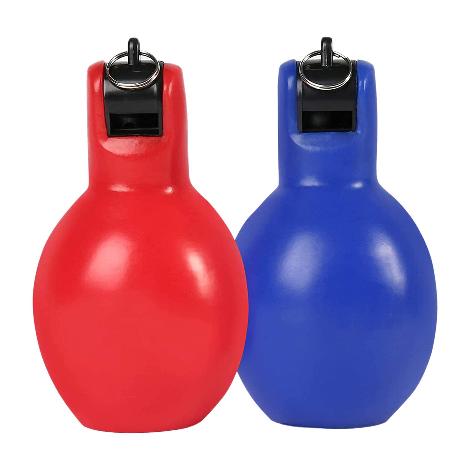 Squeeze Whistle Outdoor for Coach Survival Loud Equipment Red and Blue-image-37