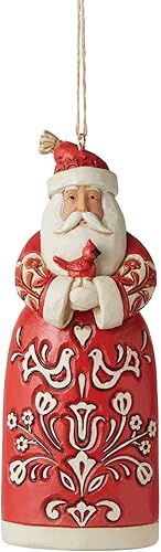 Miniatura 1 de Enesco Jim Shore Heartwood Creek Nordic Noel - Adorno colgante de Papá Noel, 4.72 pulgadas, multicolor