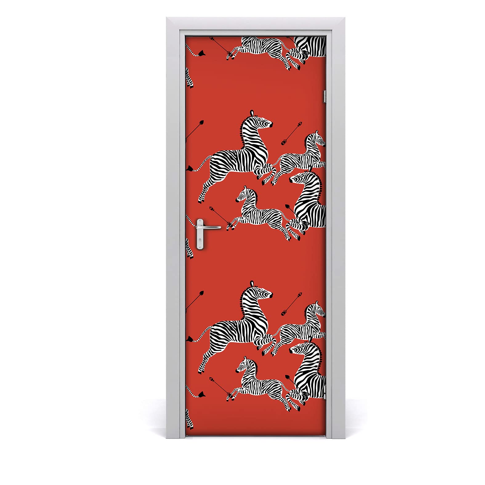 Papier peint sur la porte mural imperméable et lavable 85x200cm