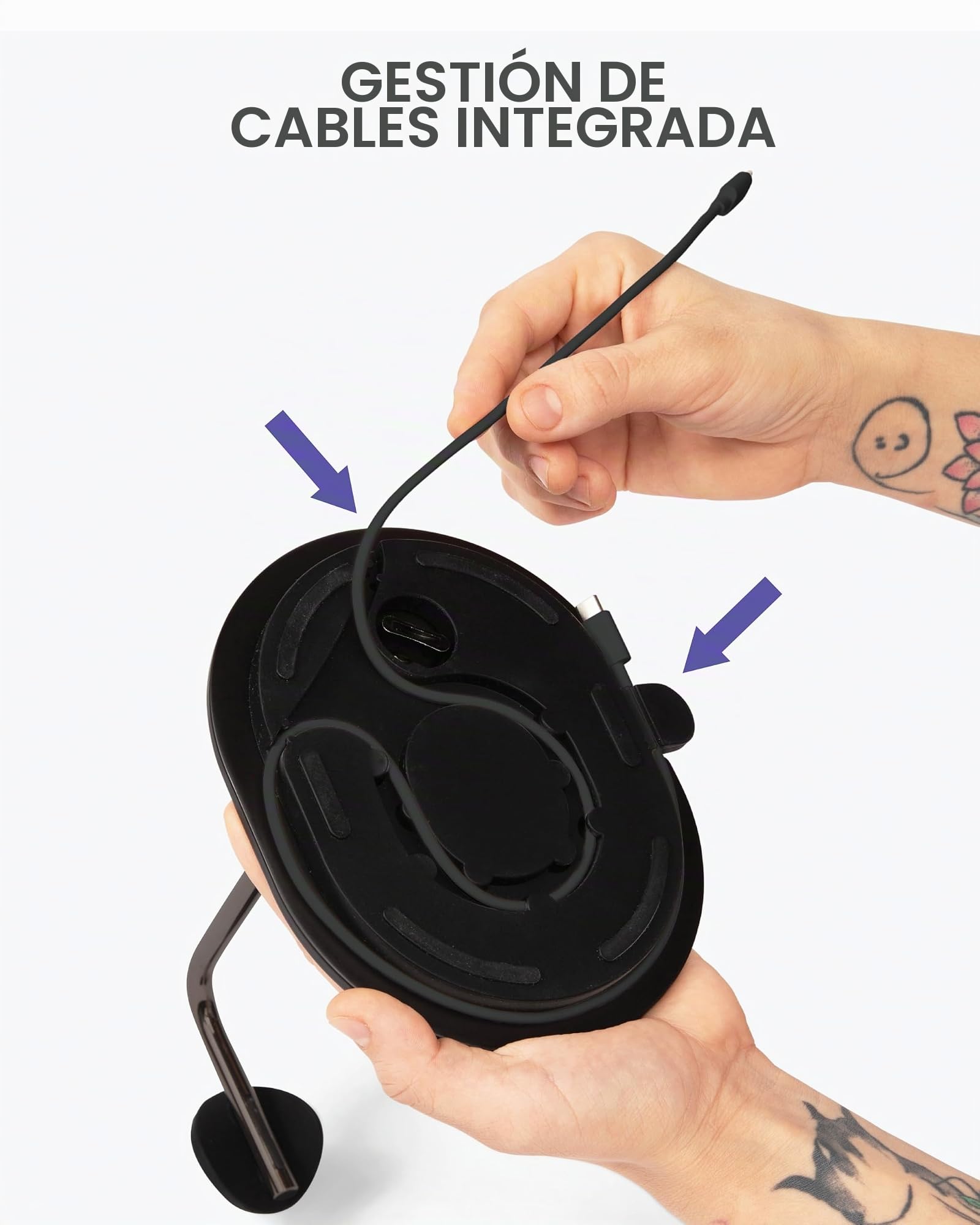 Sanus Soporte para Auriculares diseñado para los Auriculares Sonos Ace, Color Negro