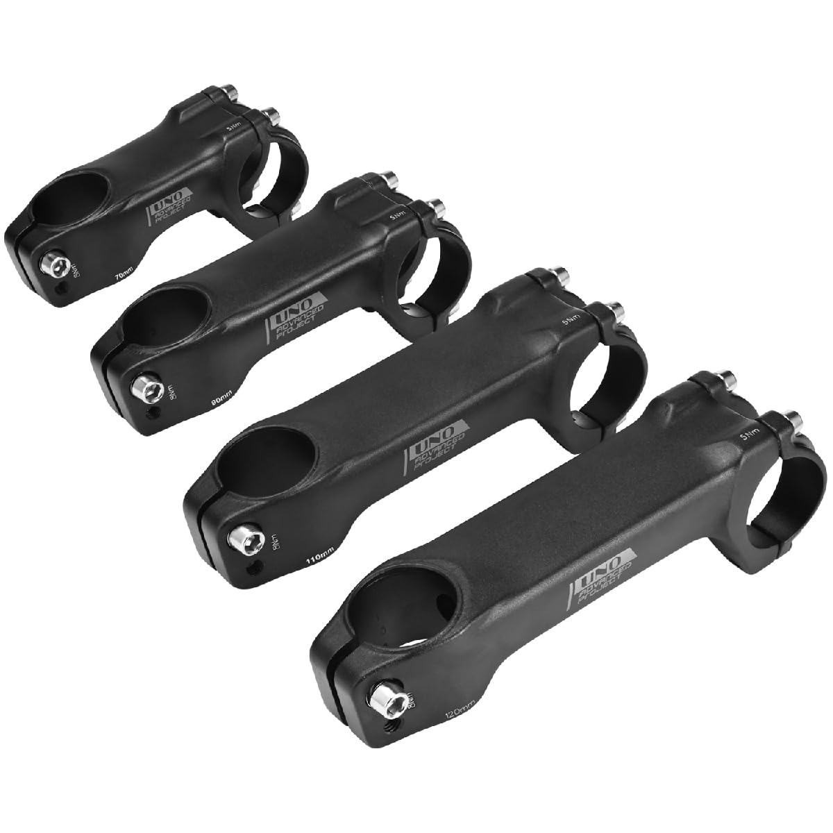 BESNIN Vorbau 31,8mm 7 Grad Fahrrad Vorbau 70/90/110/120mm Lenkervorbau aus CNC-Aluminium für Rennrad, MTB, Gravel, E-Bike, Trekkingrad