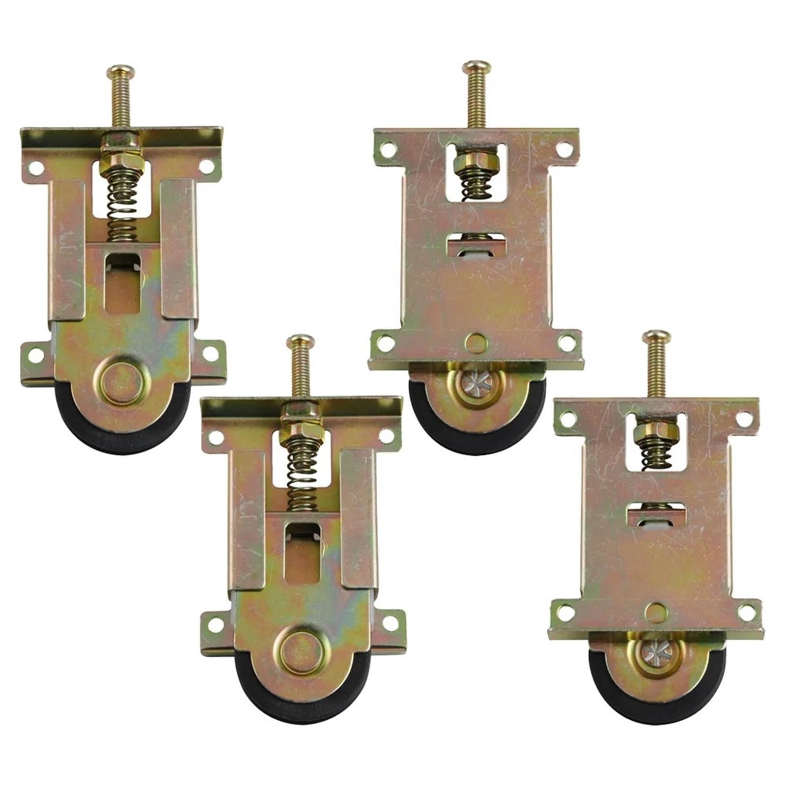 Bdfjeds One Color Sliding Door Rollers 1/2/4Pcs Shower Glass Sliding Door Wheel Roller Cabinets Doors Pulleys Furniture Hardware Cam(4Pcs)