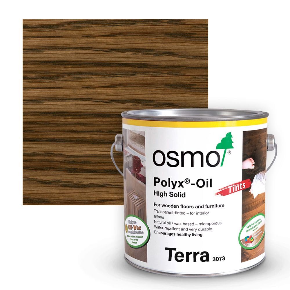 Ambience Hardwood Flooring 3073 Terra, Glossy Osmo Glossy Polyx Oil Tints (750Ml, )
