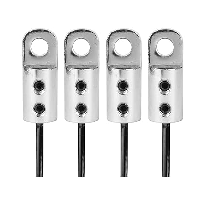 SIGNATRON Solid and Heavy Gym Wire Lock Set with Bolts