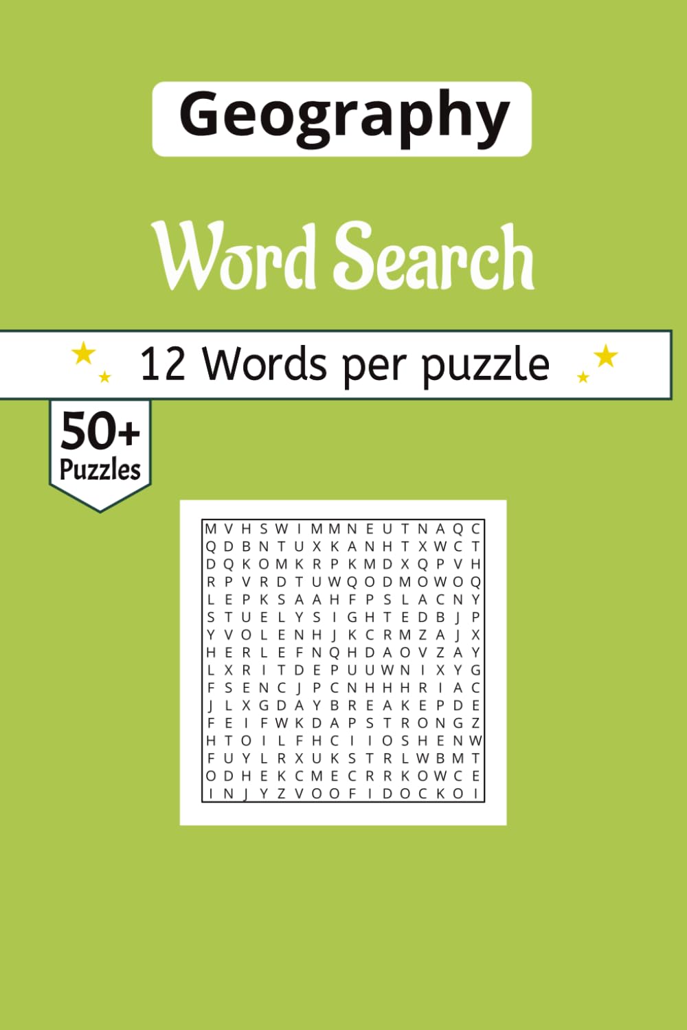Word search puzzle book about Geography: A Word Search Journey Through Earth's Continents, Oceans, and Landscapes