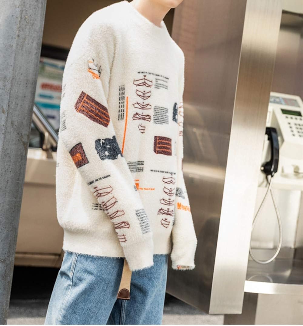 Graphic pullover sweater Clearance