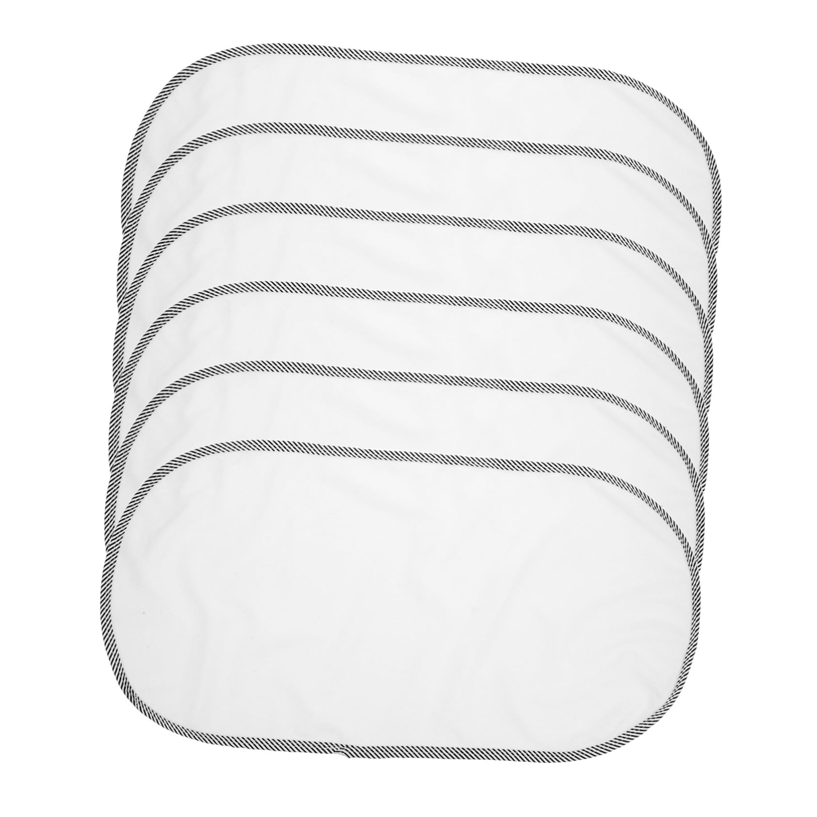 Materassino Fasciatoio per Pannolini da Viaggio 6 Pezzi, Riutilizzabile, e Compatto in Cotone, Design Portatile per Ragazzo Ragazza