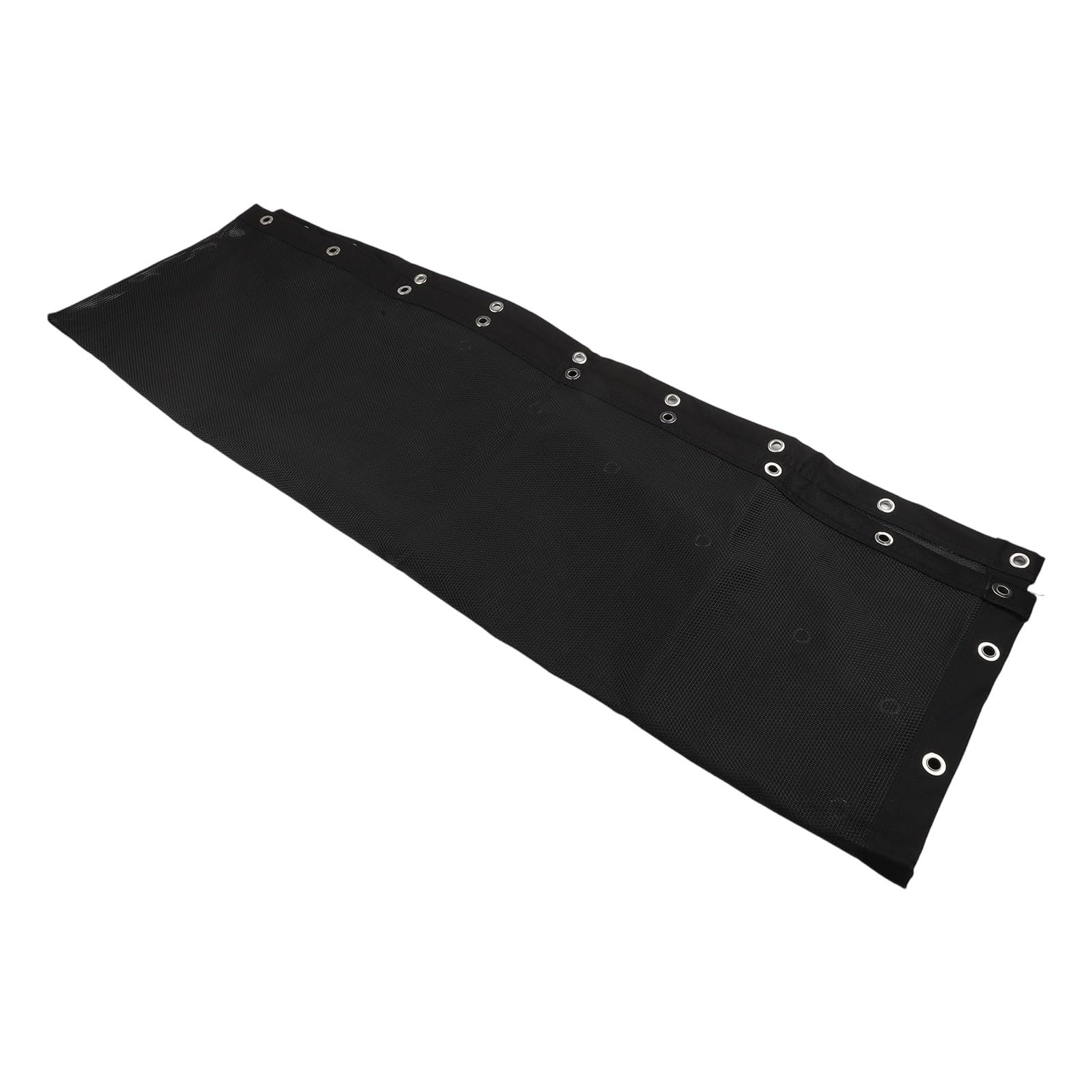 Tela de repuesto para columpio colgante de textileno, 64 x 197 x 23 cm, color negro, funda de asiento resistente a la intemperie con cuerda y bolsillo lateral para jardín y terraza