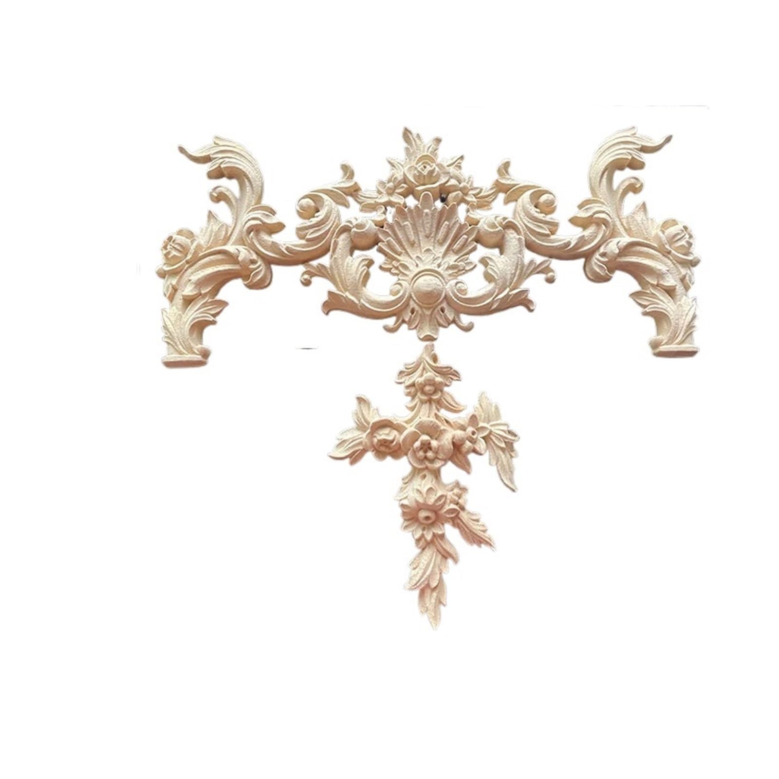 Calcomanía y estatuilla de madera para decoración de esquina y fondo de salón