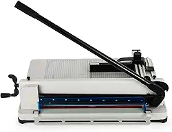 Guilhotina papel A3 semi industrial 400 folhas 17 polegadas GT825 - Lorben