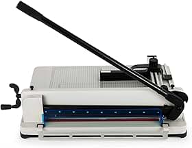 Guilhotina papel A3 semi industrial 400 folhas 17 polegadas GT825 - Lorben