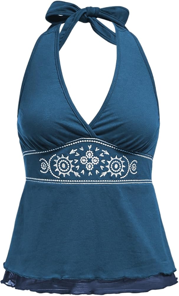 Huitrox Drape Halter Top ネイビー Huitrox Drape Halter Top ネイビー Huitrox Drape Halter Top