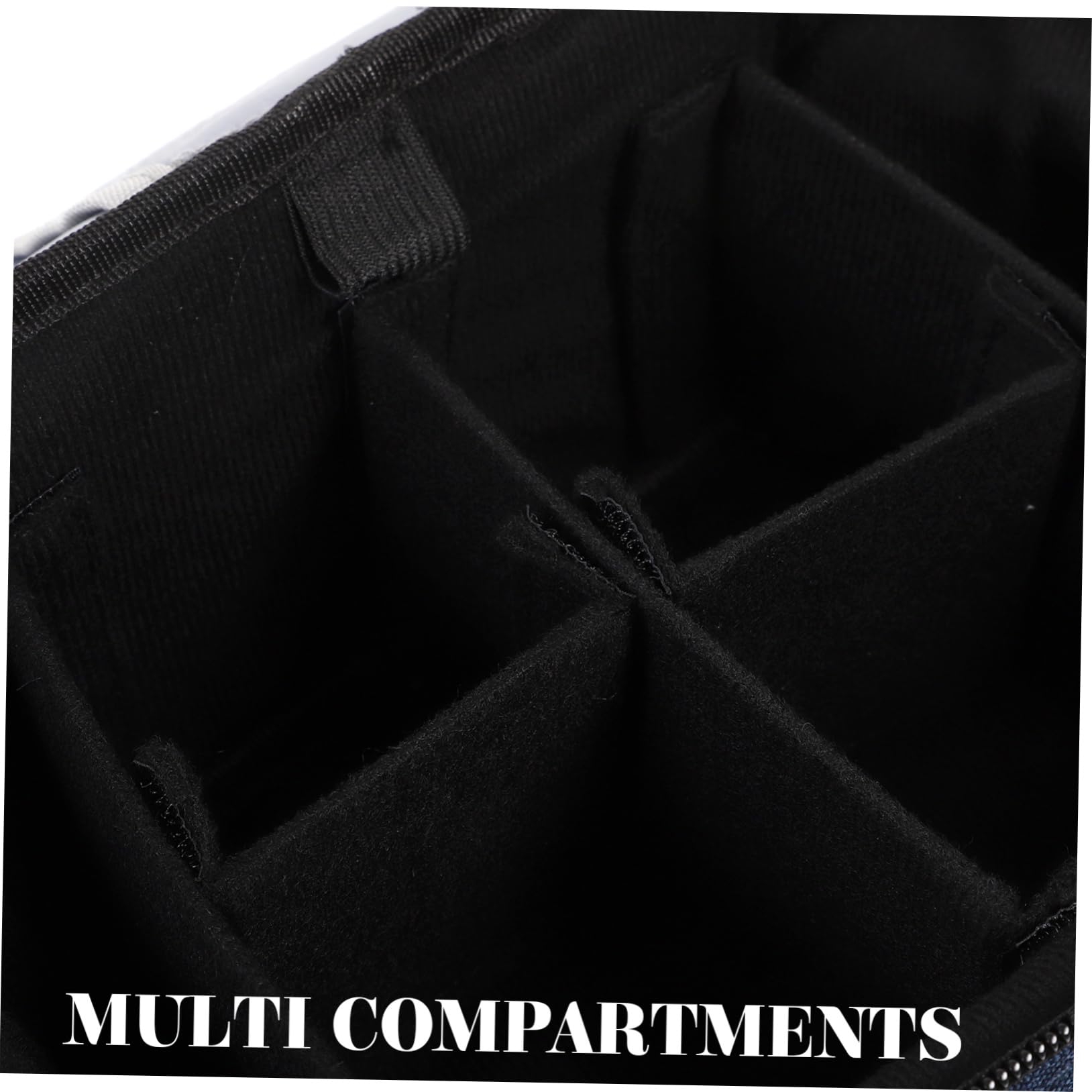 COLLBATH Trousse De Rangement De Voyage à Compartiments Multiples Trousse De Maquillage Portable pour Cosmétiques Organisateur De Voyage pour Articles Divers Pochette De Rangement Et