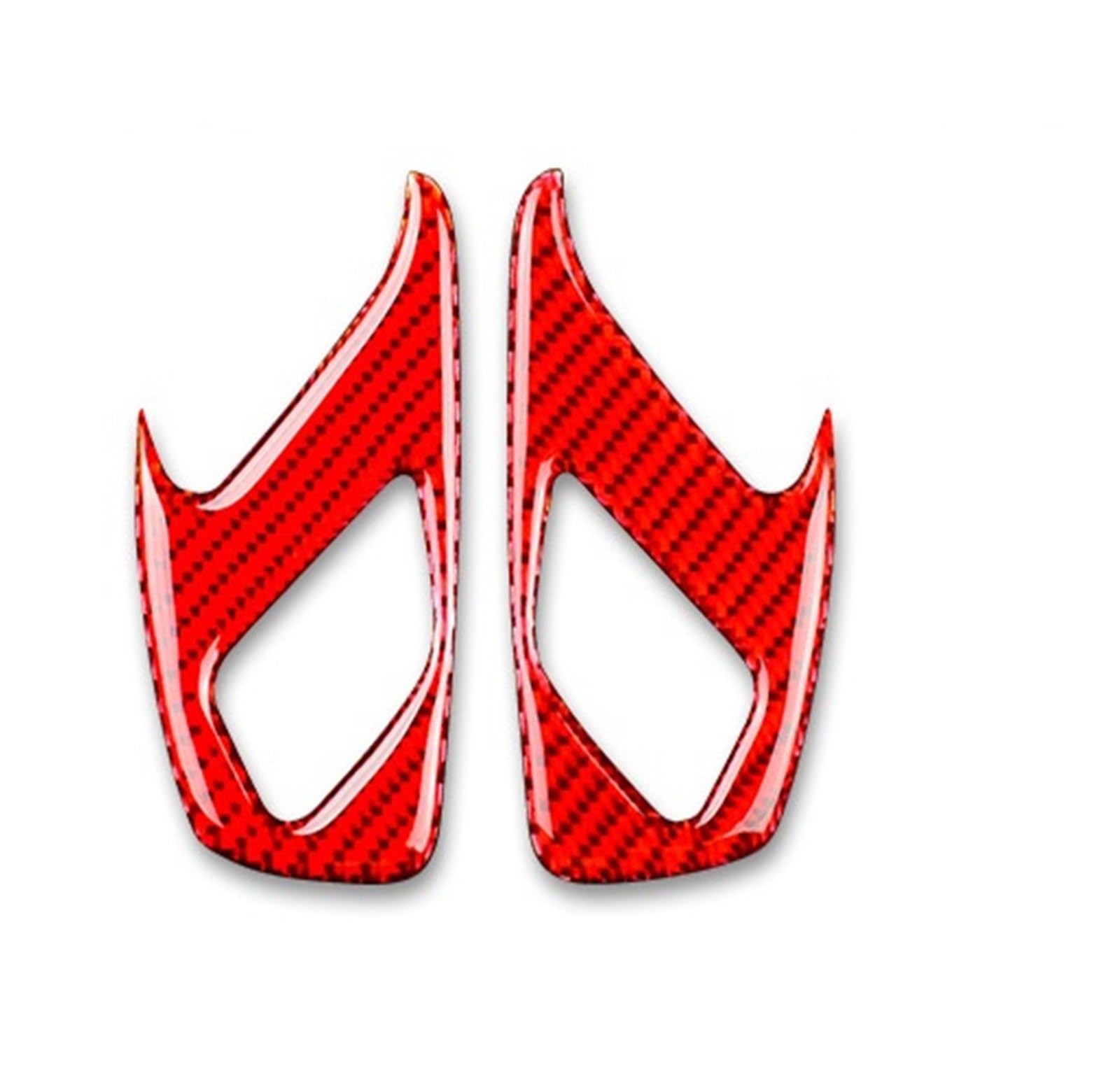 Car Trim Interior for Chevrolet for Camaro 2016-2023 Accessories Interior Trim Door Bowl Sticker Soft Carbon Fiber Interior Mouldings(Switch Red)