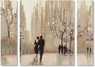Trademark Fine Art WAP0111-3PC-SET-LG an an Evening Out Neutral by Julia Purinton, Large, - coolthings.us