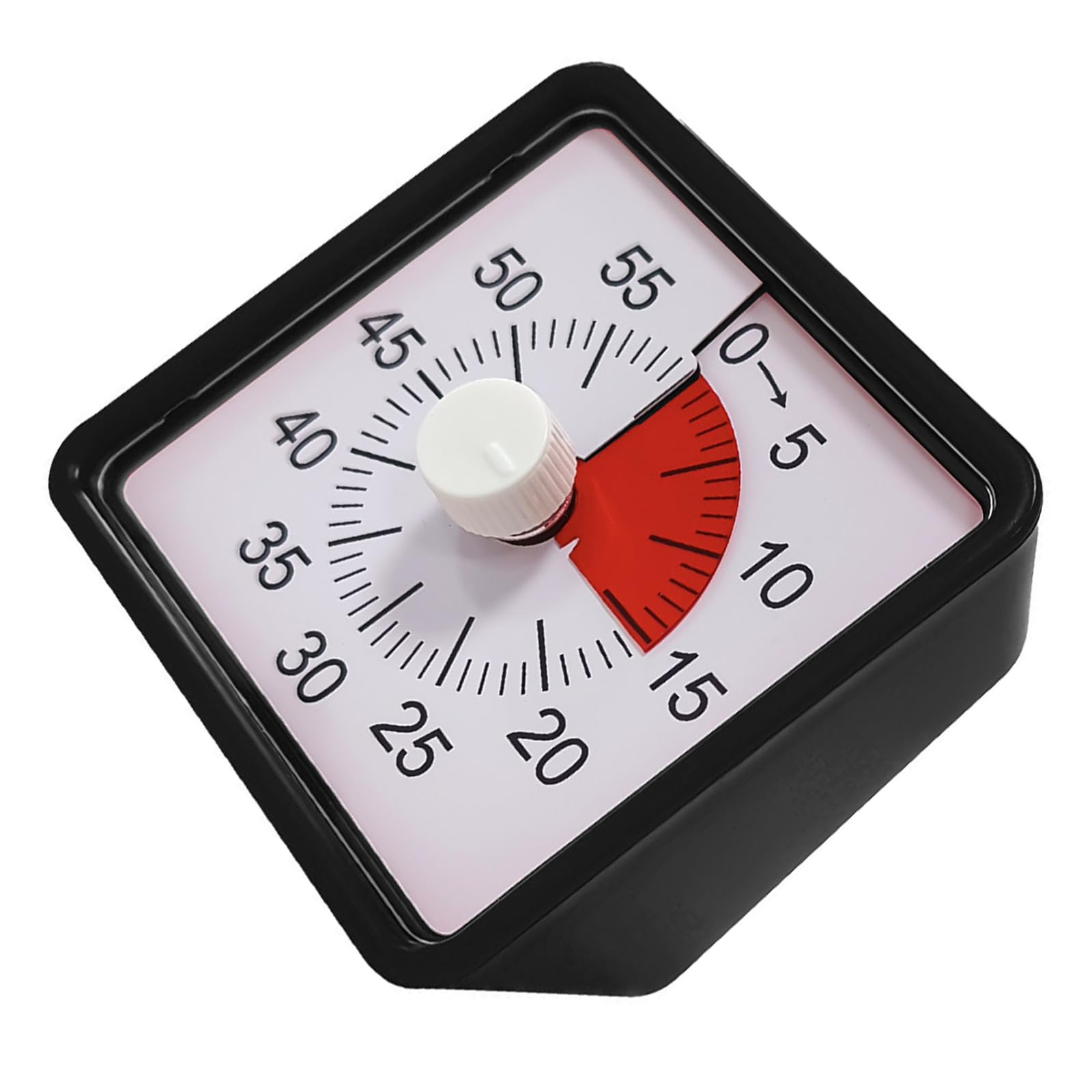 Quiet Timer 60 Minutes Visual Countdowns Large Display for Kitchens Visual Timer