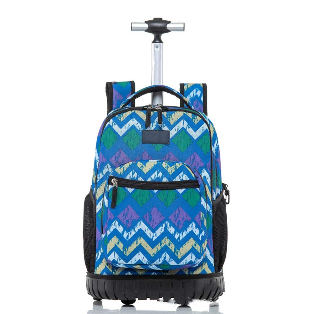 Kinderrucksäcke Rucksack Runde Grundschulkinder Schule Teenager-Polyester-Freizeitbeutel Der Junior High School Jungen Und Mädchen Wasserdicht Lichter für Schule & Reisen(Blau)