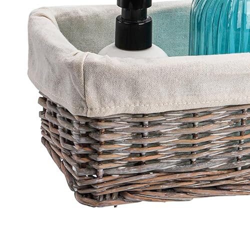 SOUJOY 2 Pack Wicker Bathroom Basket,36×15×10.5 cmToilet Paper Basket Organizer, Toilet Tank Top Storage Bin with Removable Liner, Decorative Baskets for Closet, Bedroom, Bathroom, Entryway, Office - Cosy Home Interiors SOUJOY 2 Pack Wicker Bathroom Basket,36×15×10.5 cmToilet Paper Basket Organizer, Toilet Tank Top Storage Bin with Removable Liner, Decorative Baskets for Closet, Bedroom, Bathroom, Entryway, Office - Image 5