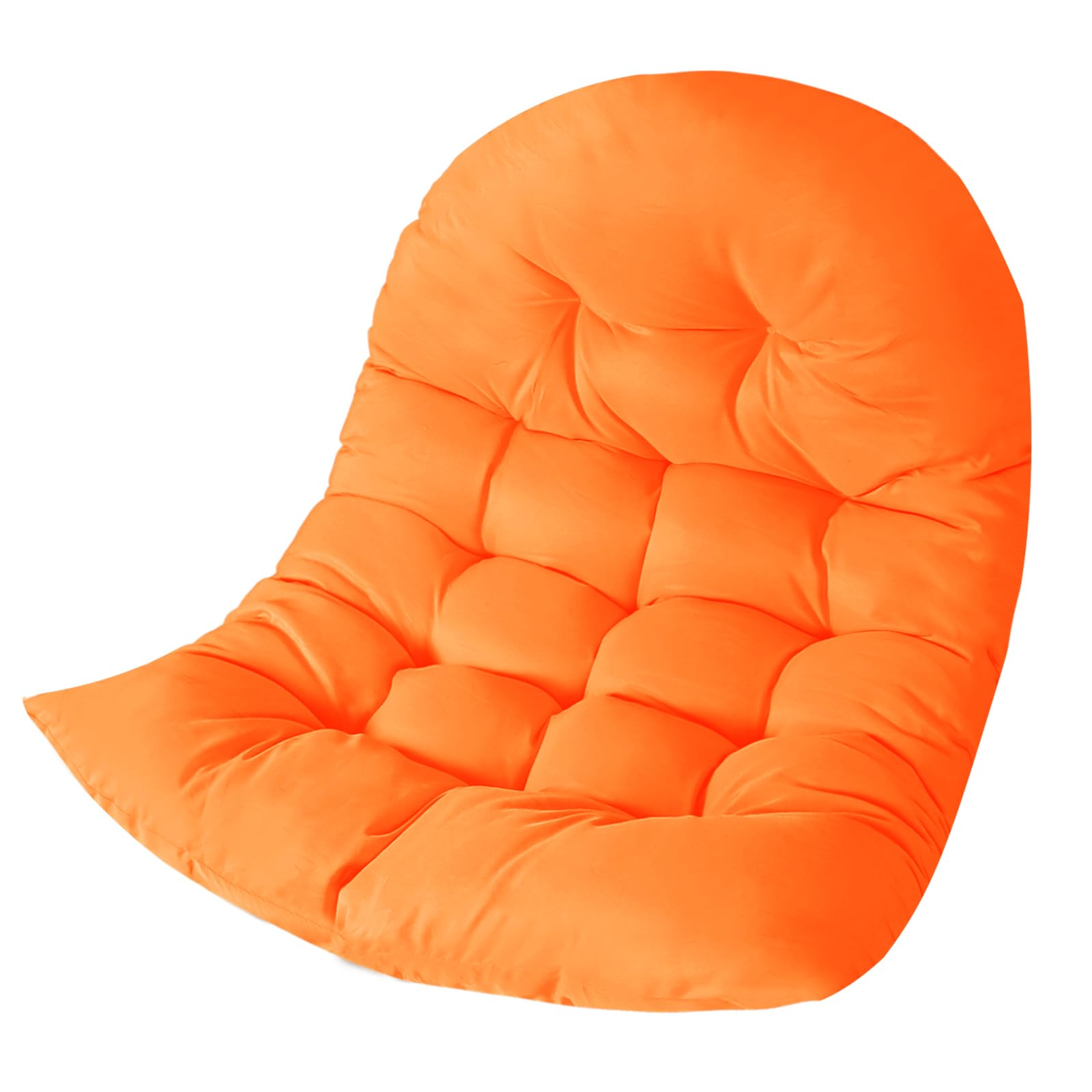 BCKNT Thicken Egg Chair Cushion Replacement, Outdoor Hammock Swing Chair Cushions, Hanging Wicker Basket Seat Pad with High Elasticity PP Cotton, for Garden Patio Porch Furniture (Only Cushion)-image-5