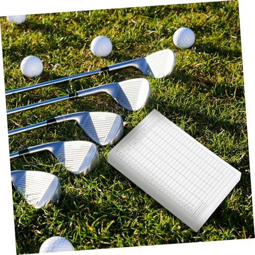 Tarjetas para anotar puntuación de golf BESPORTBLE 30pcs miniatura 7