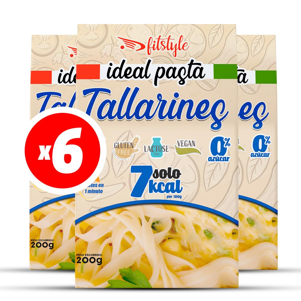 (x6) Pasta Konjac FITstyle | Konjac | Sin calorías | Saciante | Escurrir, aliñar y listo (6 x Spaghetti) — view 11