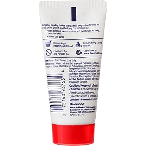Miniatura 10 de Eucerin Original Healing Emollient Loción enriquecida 1 oz - Pack de 6 - New Look