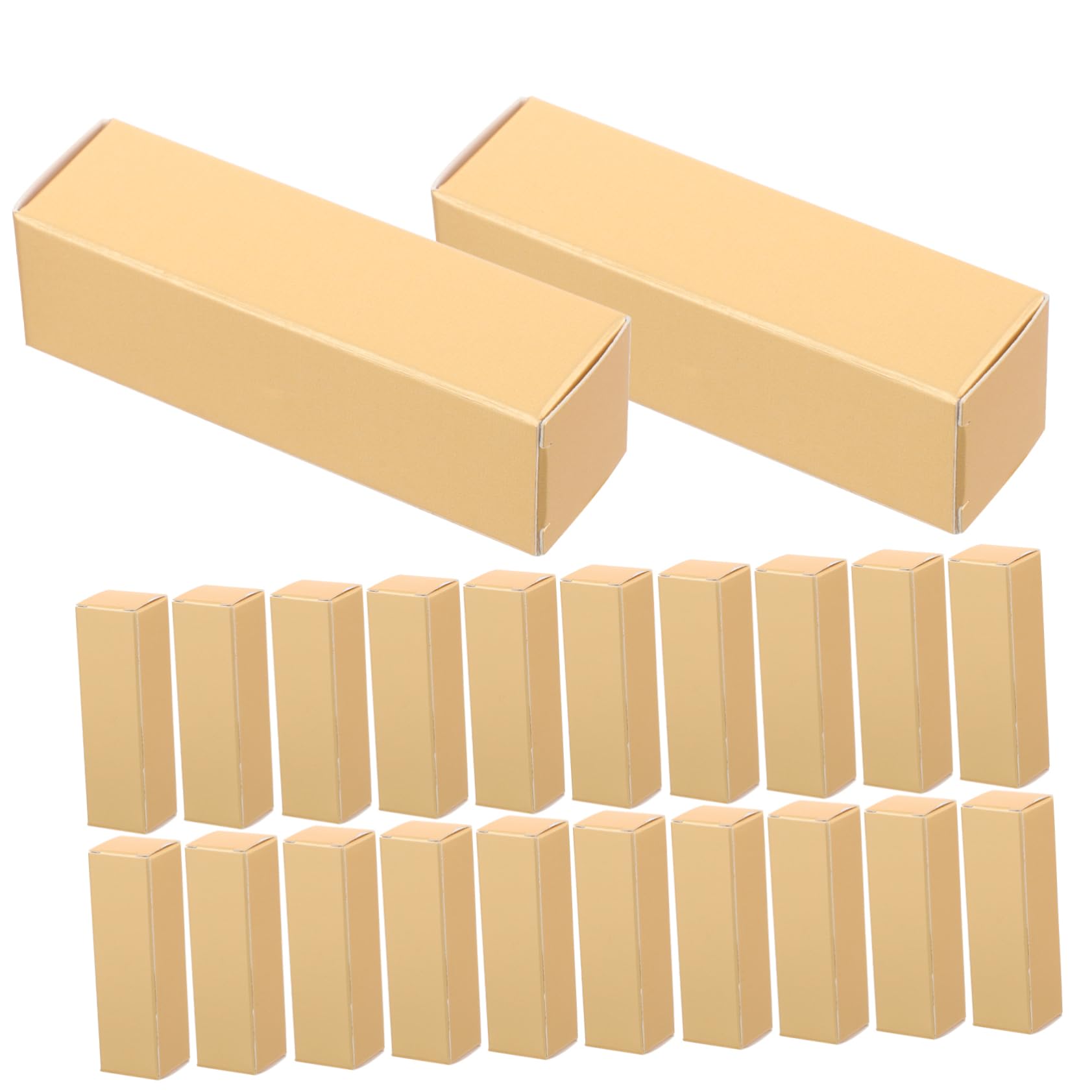 BESTYASH 4 Sätze Geschenkboxen Für Lippenstifte Leere Papierboxen Für Lipgloss Verpackungsboxen Für Faltbare Aufbewahrungsbehälter Für Lippenpflege Und Parfum Für Reisen Und 50 Stück * 4
