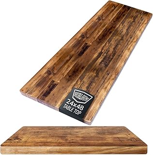 Reclaimed Wood Table Top - Rustic Recycled Wooden Piece Perfect for Sign...