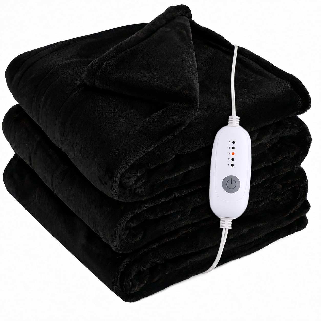 Eydna Electric Heated Blanket Full Size 72"x84",Fast Heating Throw, Soft Plush Microplush for Bed & Couch