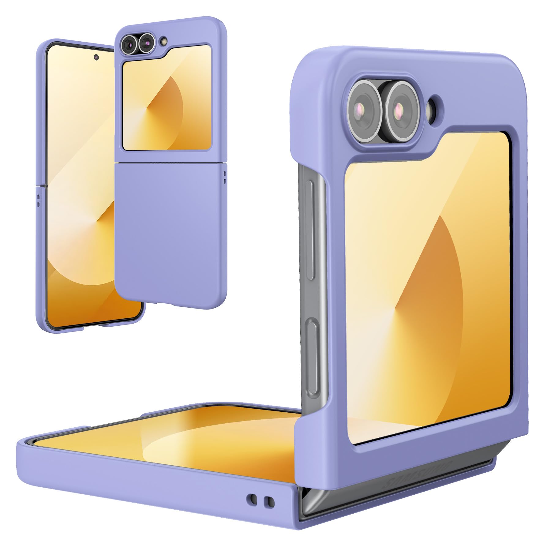 ◆SLBS◆ Hush Slim Impression Case for Galaxy Z Flip6 880024 ◇SLBS◇ Hush Slim Impression Case for Galaxy Z Flip6 880024