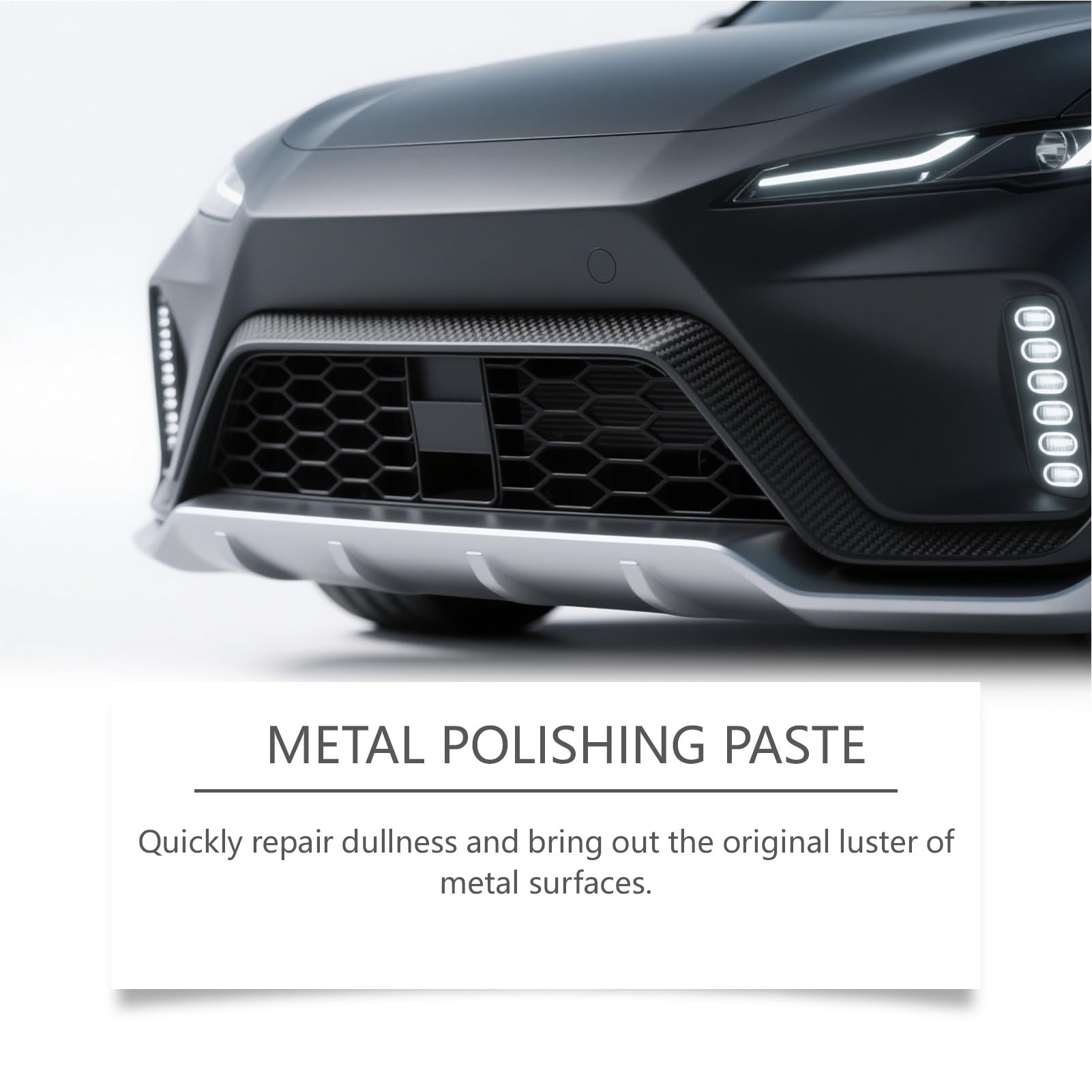 Auto Chrom- Und Metallglanz Schutzpaste Reparaturcreme Kfz-Pflege | Anlauf- und Oxidationsentferner für Chrom Schutzpaste-Reparaturcreme für Pkw, Motorrad, Boot, Wohnmobil, SUV, Zierblende,