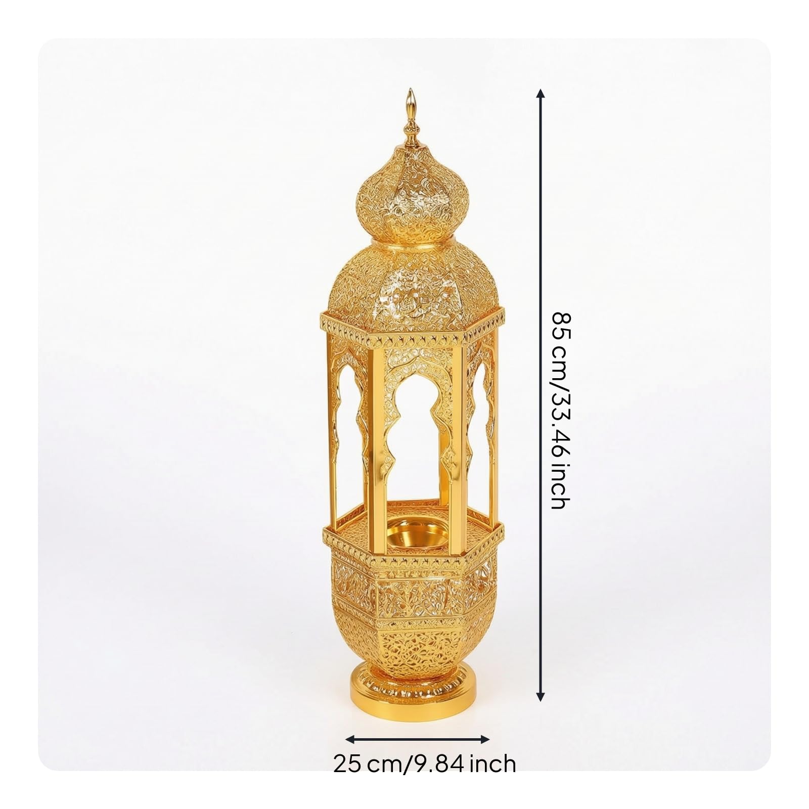 Quemador de s para Hogar Incienso Censer Aromatizador Difusor con Estructura Hueca Laterales Difunden Base Pedestal Adecuada para Recibidor Sala Área de Oración, Pequeño