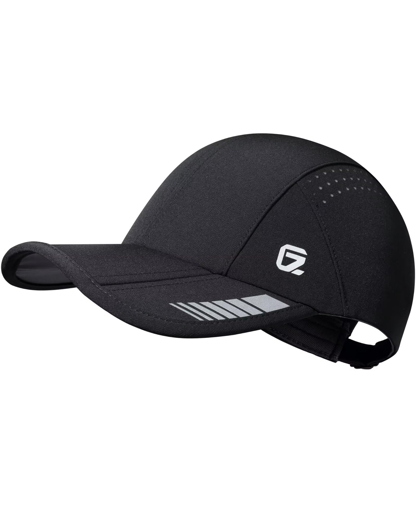 GADIEMKENSD Składana czapka sportowa UPF 50+, oddychająca i odblaskowa, unisex do golfa, tenisa, biegania i podróży
