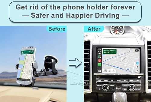 Miniatura 2 de CarPlay Kit de reacondicionamiento Decodificador Soporte inalámbrico Apple CarPlay y Android Auto con cable, enlace espejo, cámara inversa, para