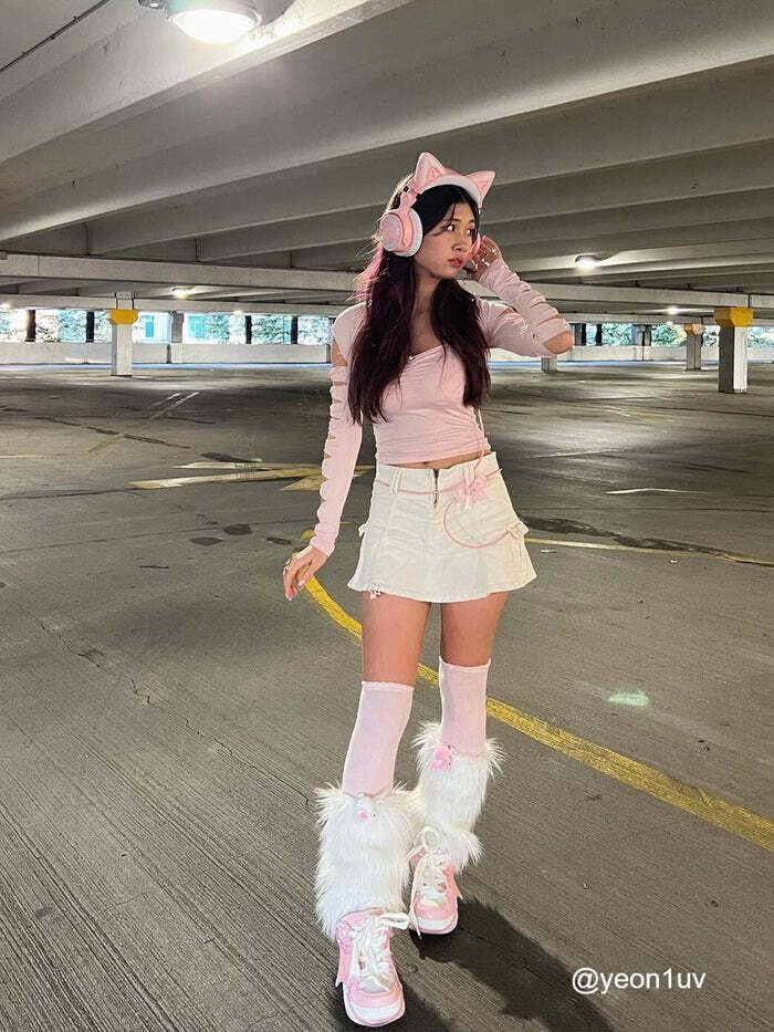 Aelfric Eden Pink Platform Leather Lace-up Sneakers Color Blocking Patchwork Skate Shoes Y2K Aesthetic Fashion Walking Shoes3