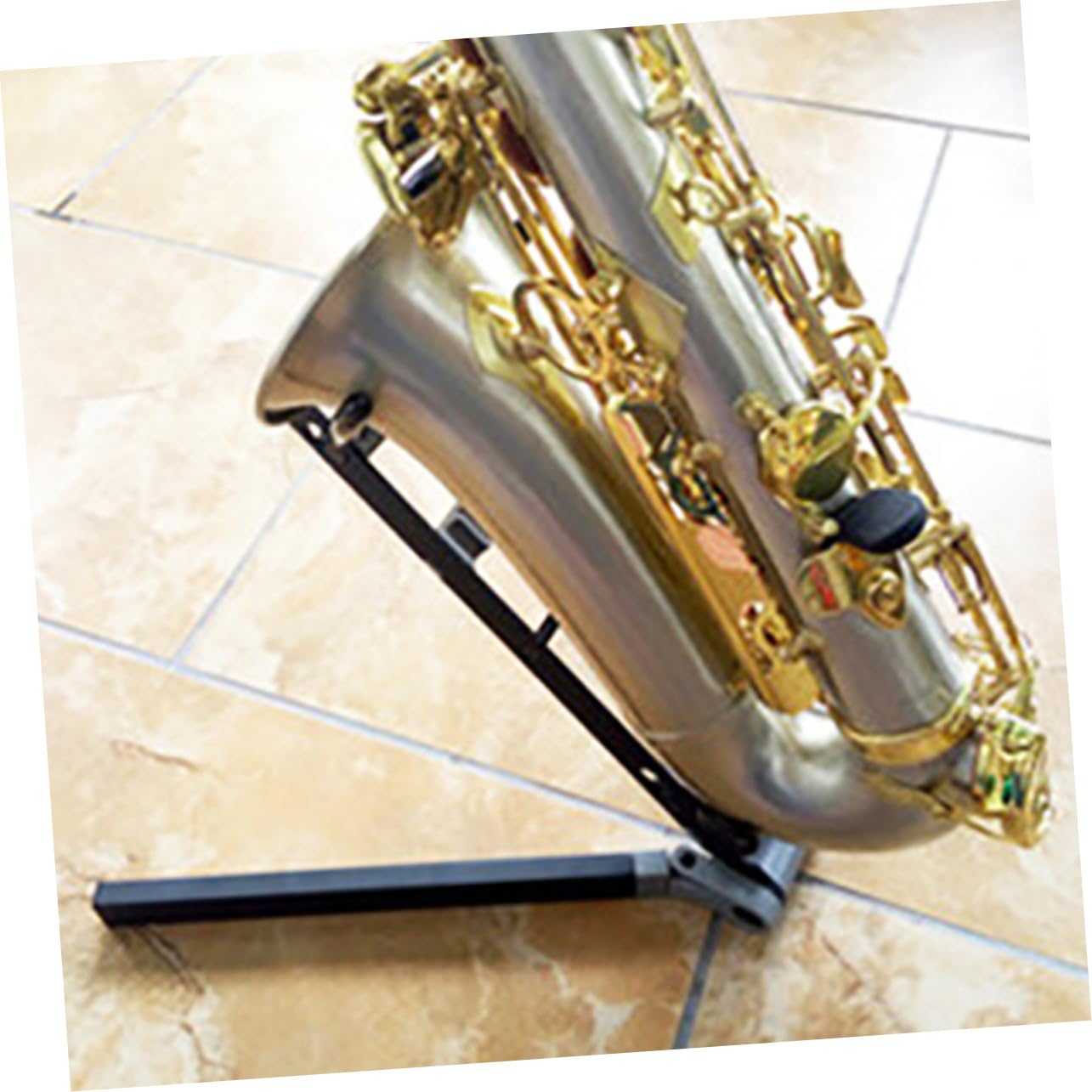 Per Sax Pieghevole e Portatile Stand Per Saxofono e Stabile Per Conservazione e Esibizioni Per Sax Contralto e Tenore