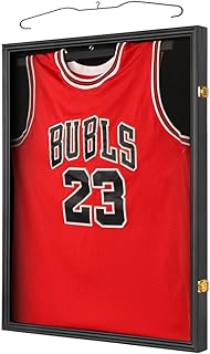 26 Home Sports Bar Decor Ideas For Game Nights 5 Jinchuan Jersey Frame Display Case Shadow Box Lockable with UV Protectio...