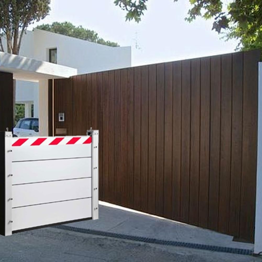20cm High Hochwasserschutz Bei Türen Tragbar 77-297cm Long Absperrung Für Hochwasser Kellertüren Multifunktion Hochwasserschutz Für Unterführungen Fabrik Garage(107 * 20cm)