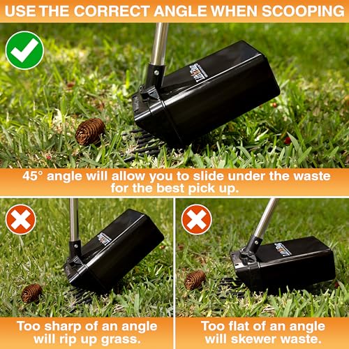 Image of Neater Pet Brands Lift N' Bag Dog Pooper Scooper with 31 inch Pole, 195 Bags
